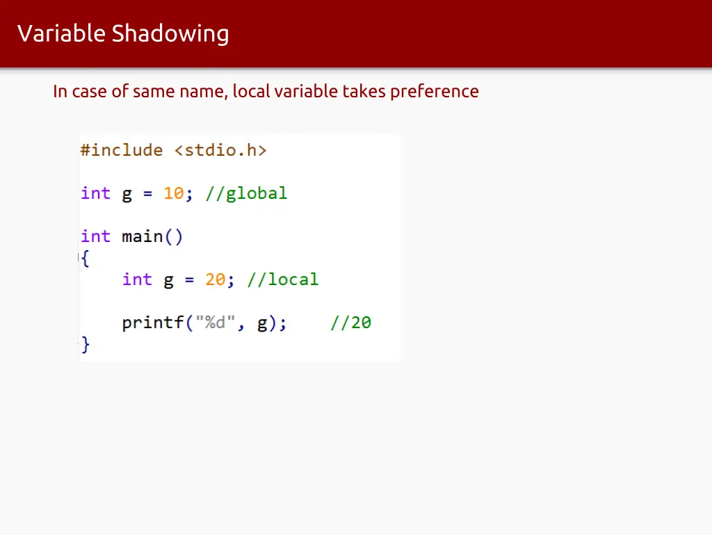 variable shadowing