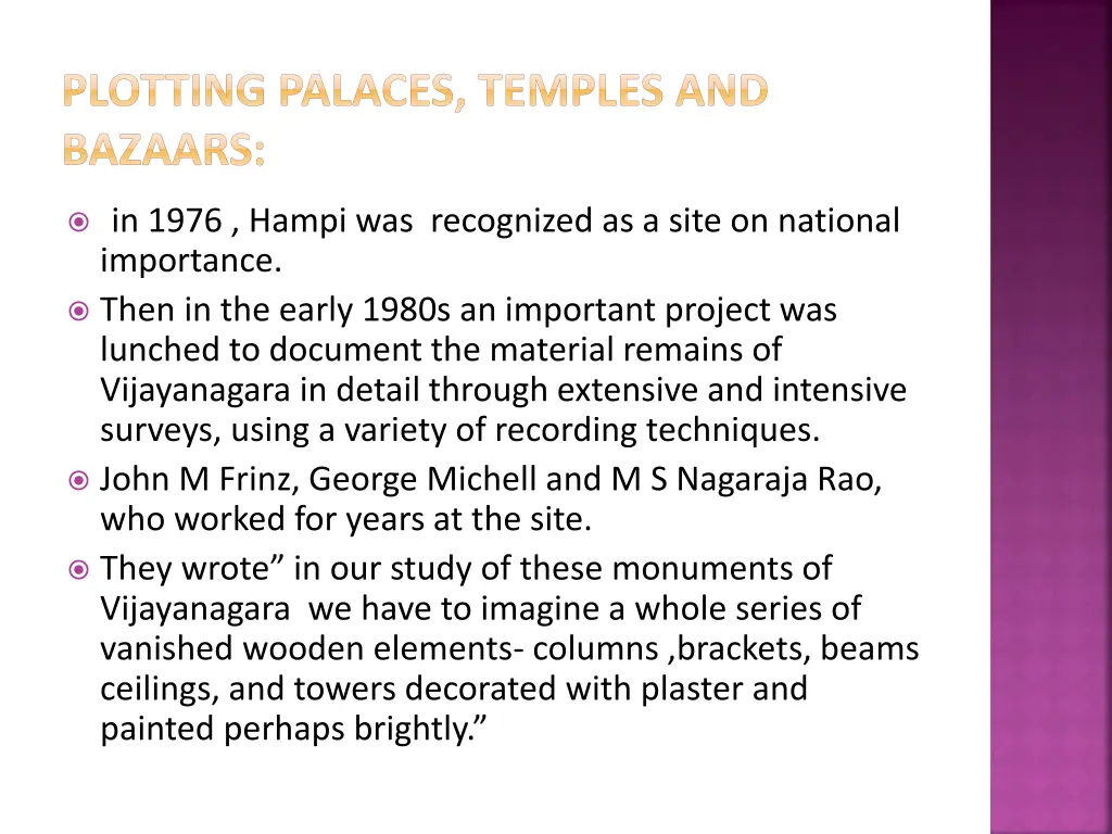 plotting palaces temples and bazaars