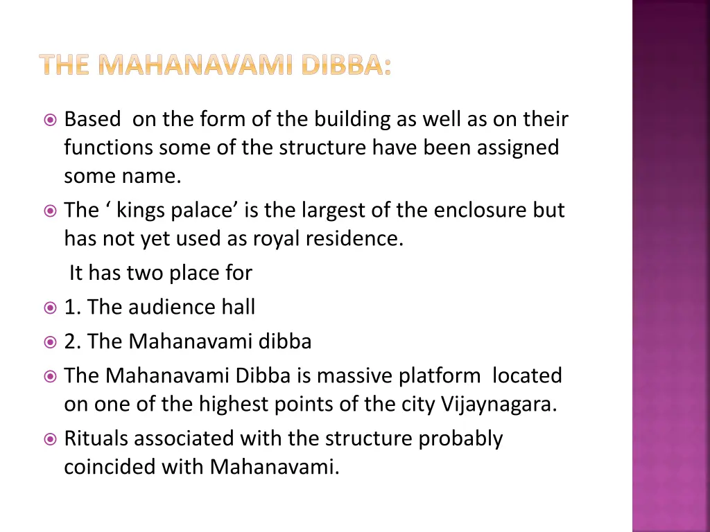 the mahanavami dibba