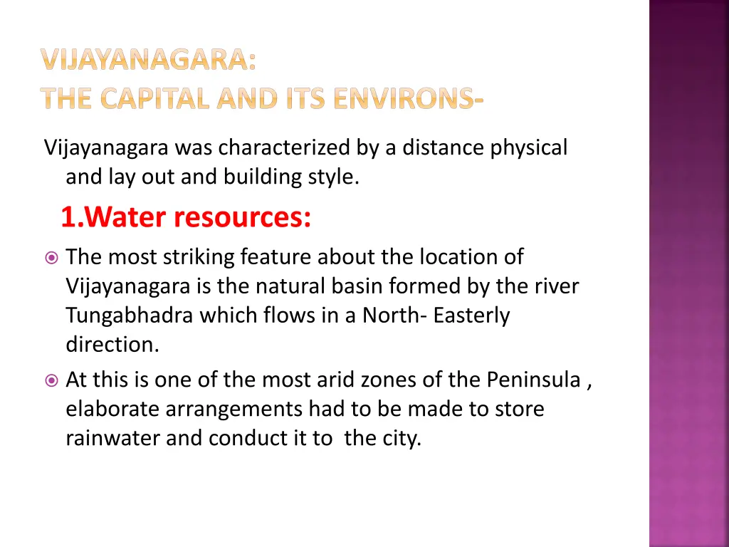 vijayanagara the capital and its environs