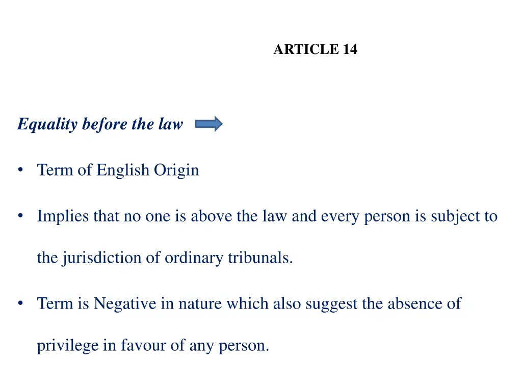 article 14 1