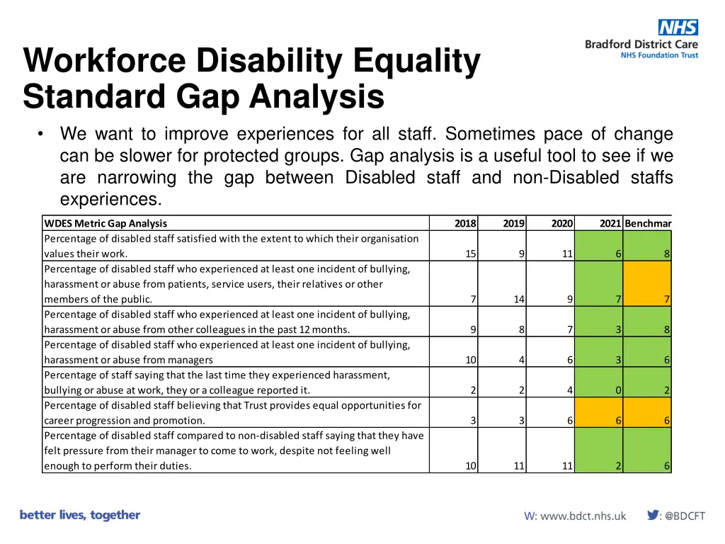 workforce disability equality standard