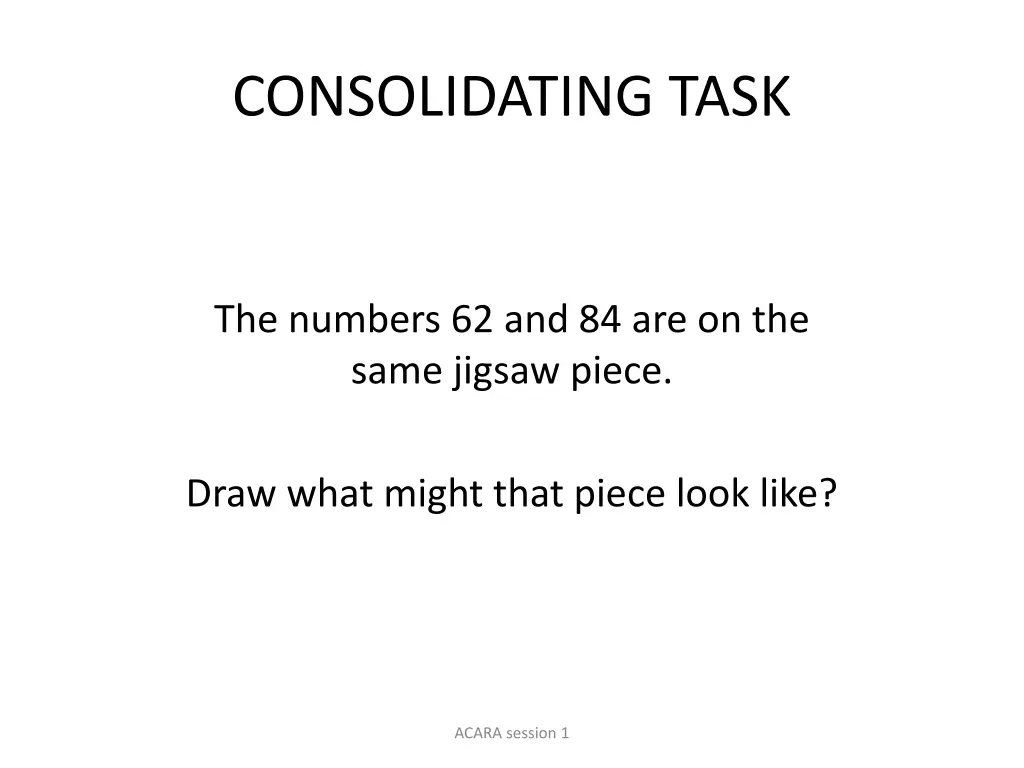 consolidating task