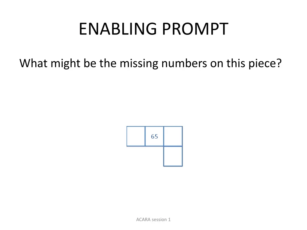 enabling prompt