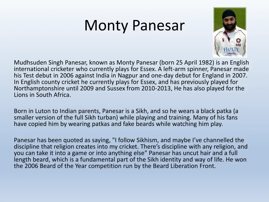 monty panesar