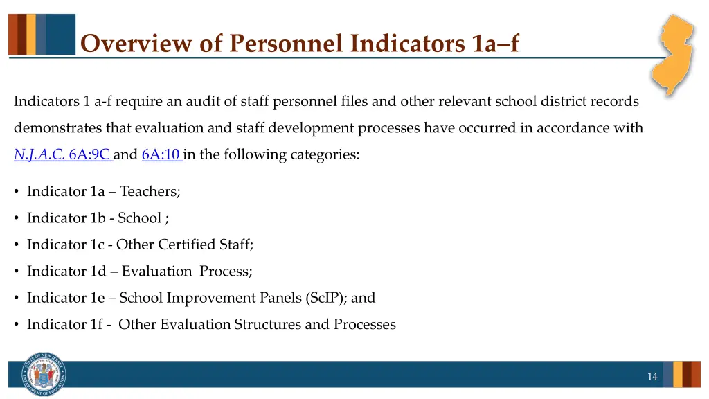 overview of personnel indicators 1a f