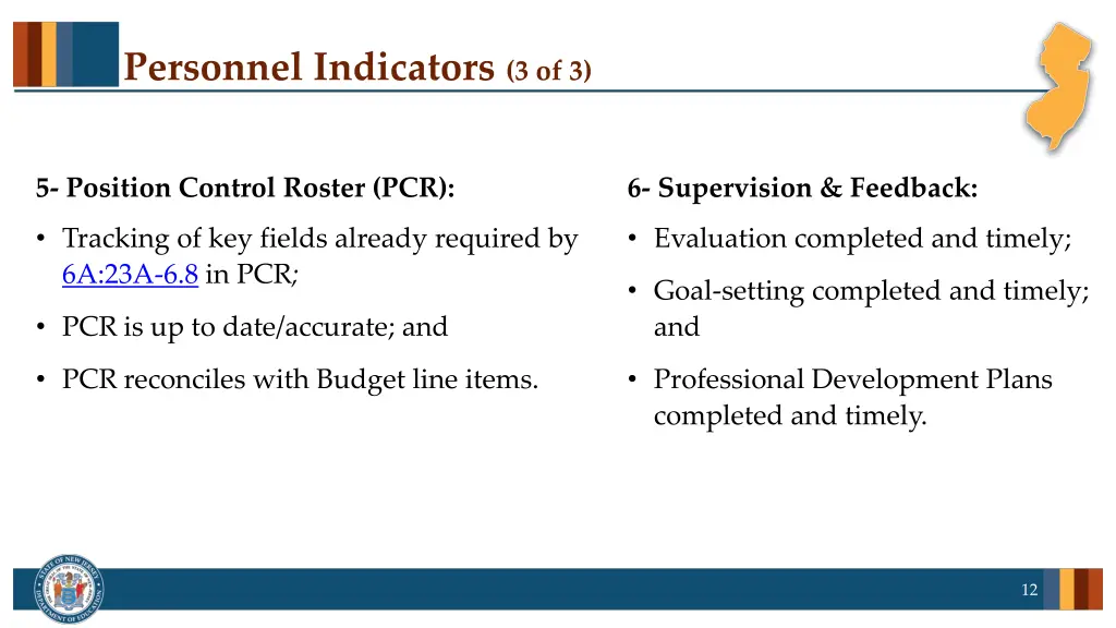 personnel indicators 3 of 3