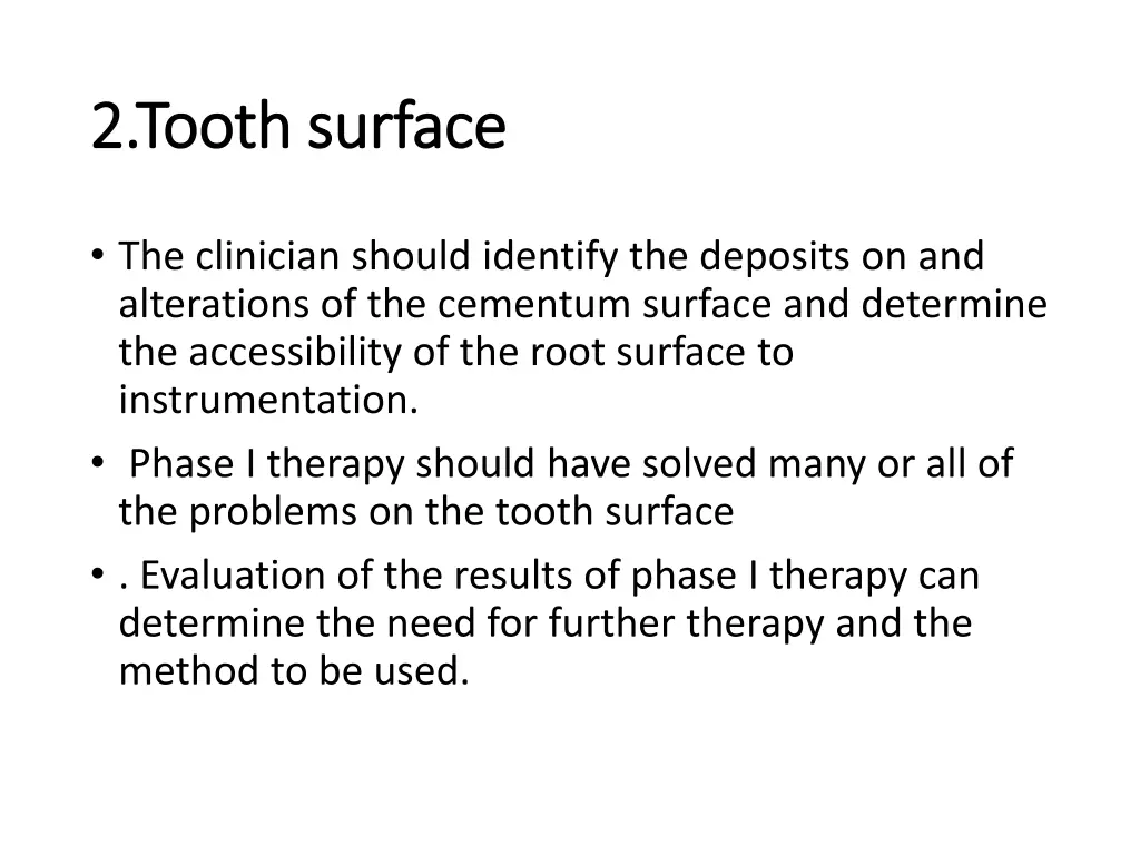 2 tooth surface 2 tooth surface