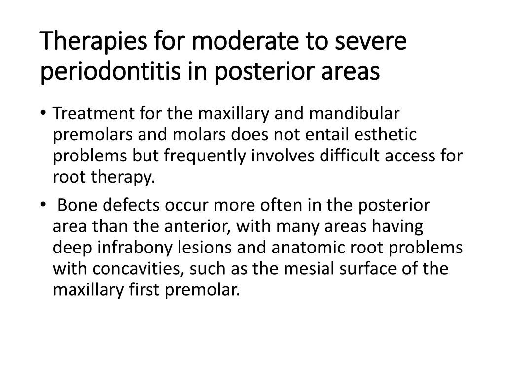 therapies for moderate to severe therapies