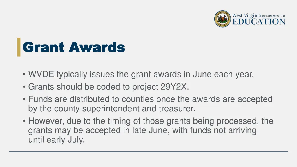 grant awards grant awards