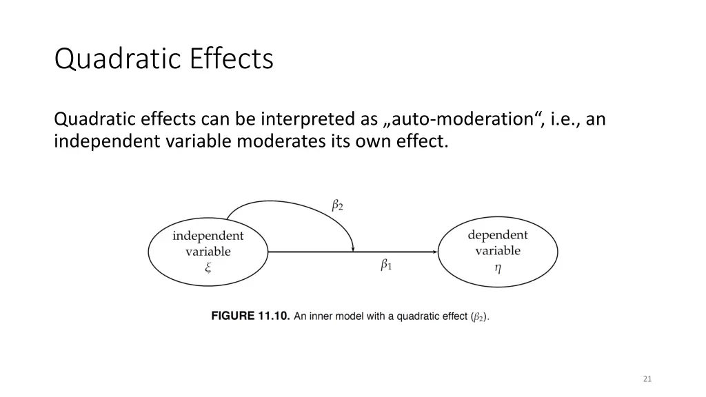 quadratic effects