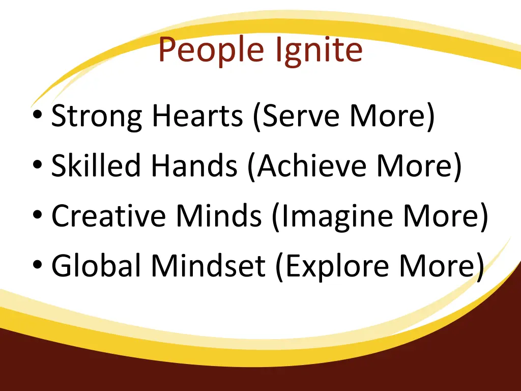 people ignite