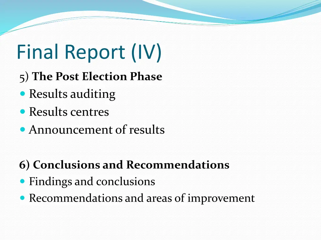 final report iv