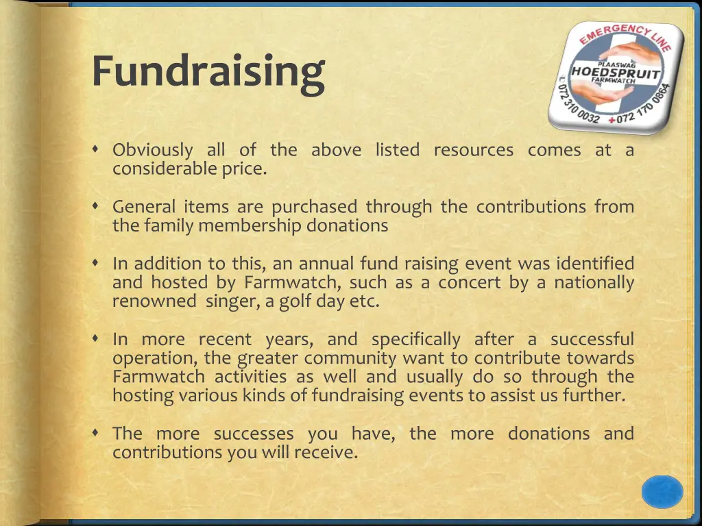 fundraising