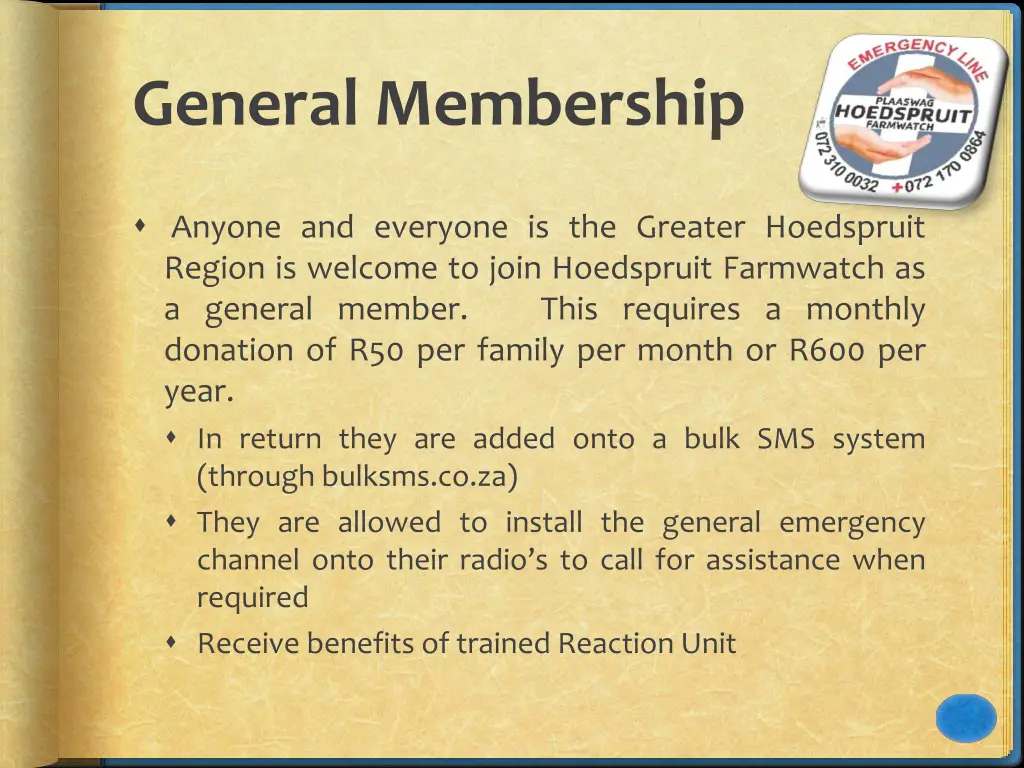 general membership