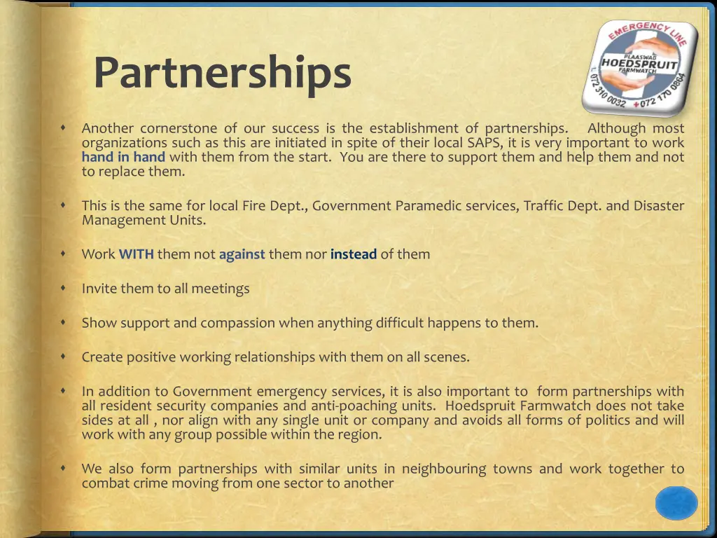 partnerships