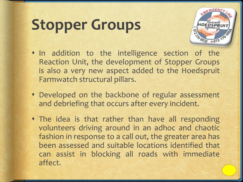 stopper groups