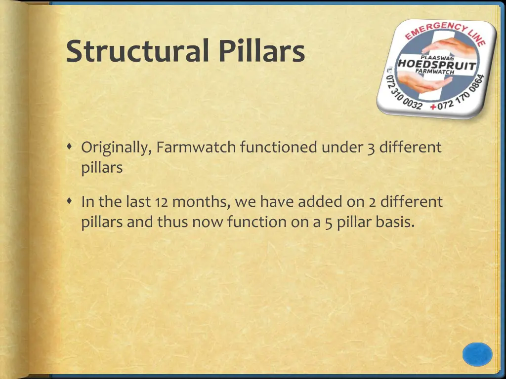 structural pillars