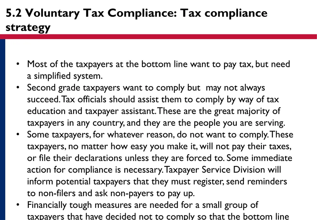 5 2 voluntary tax compliance tax compliance