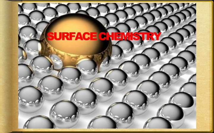 surface chemistry