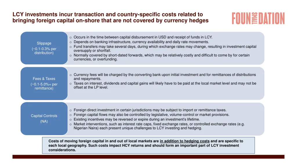 lcy investments incur transaction and country