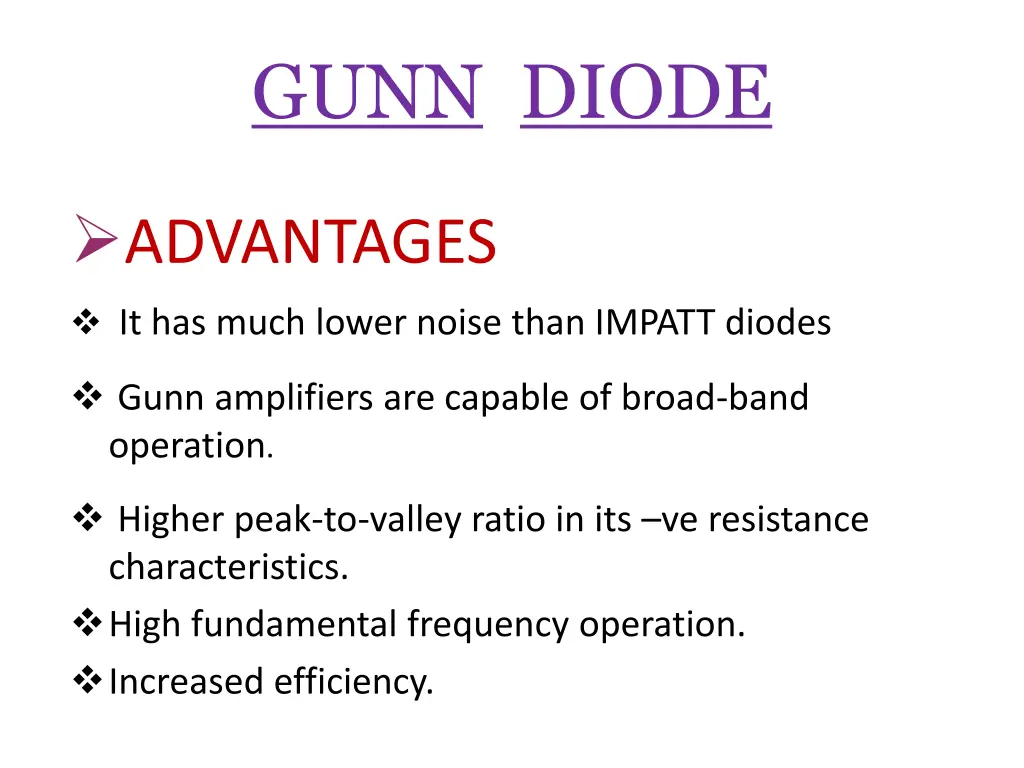 gunn diode 1