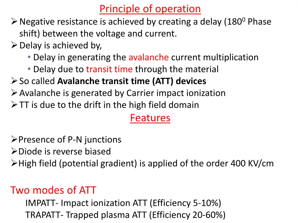 principle of operation