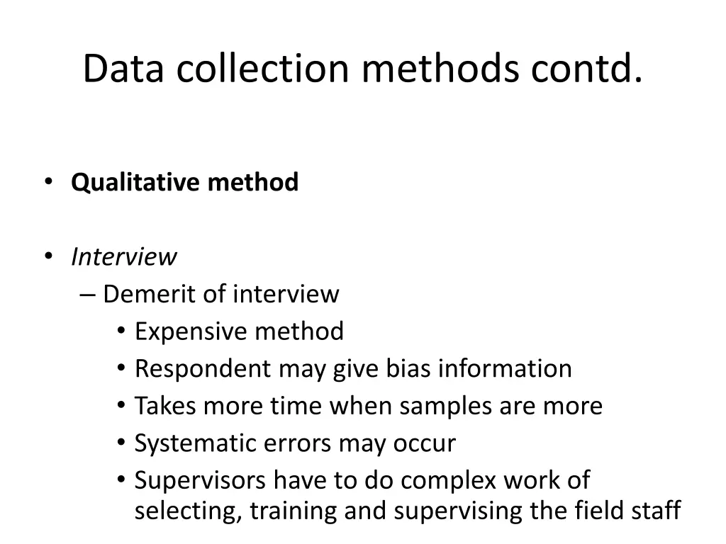 data collection methods contd 13