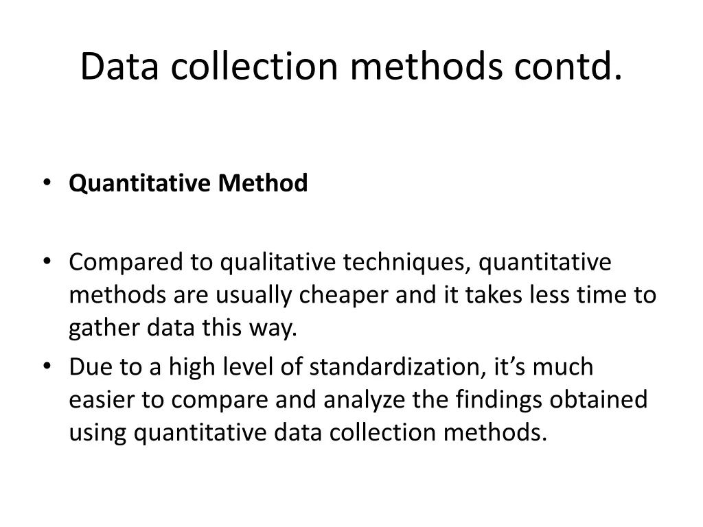 data collection methods contd 2