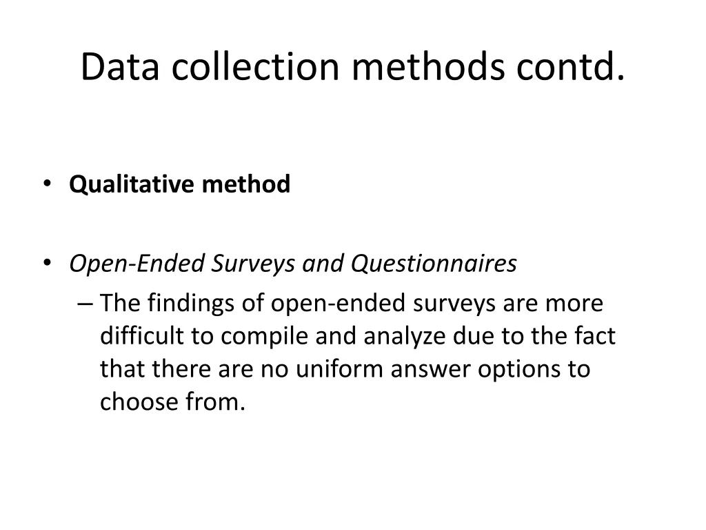 data collection methods contd 9