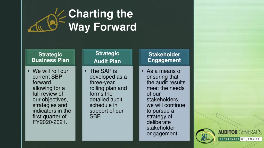 charting the way forward