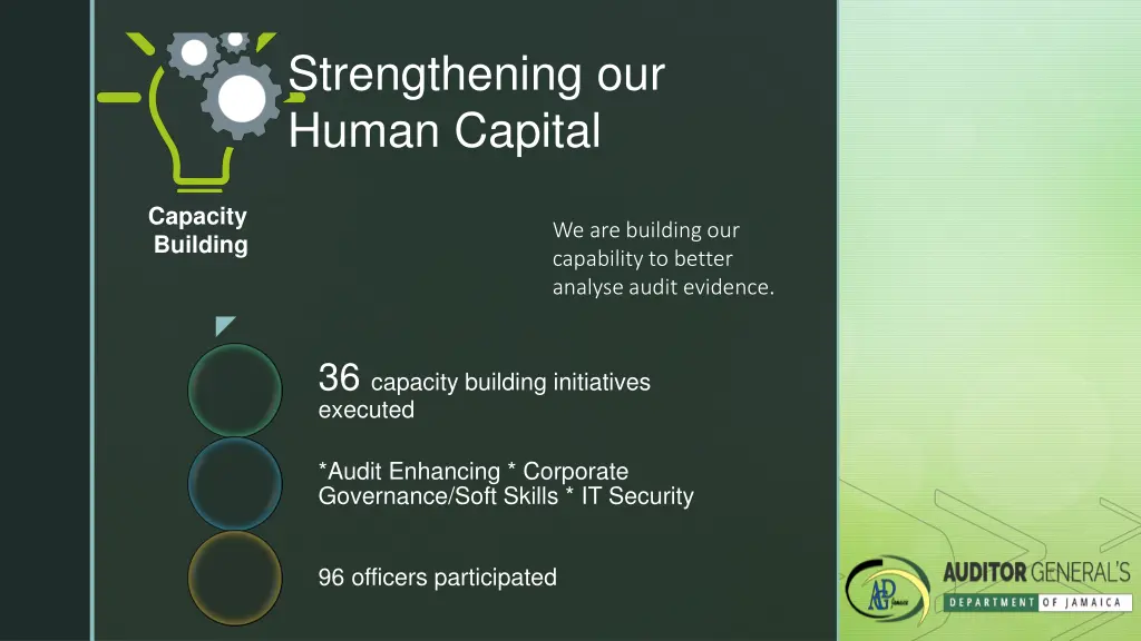 strengthening our human capital