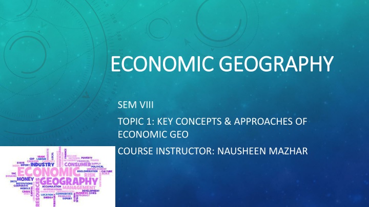 economic geography economic geography