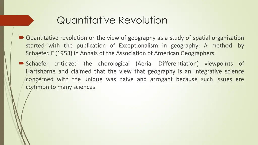 quantitative revolution 1