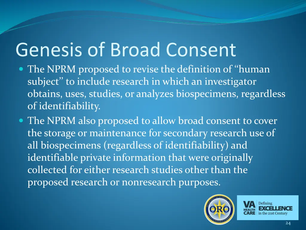 genesis of broad consent the nprm proposed