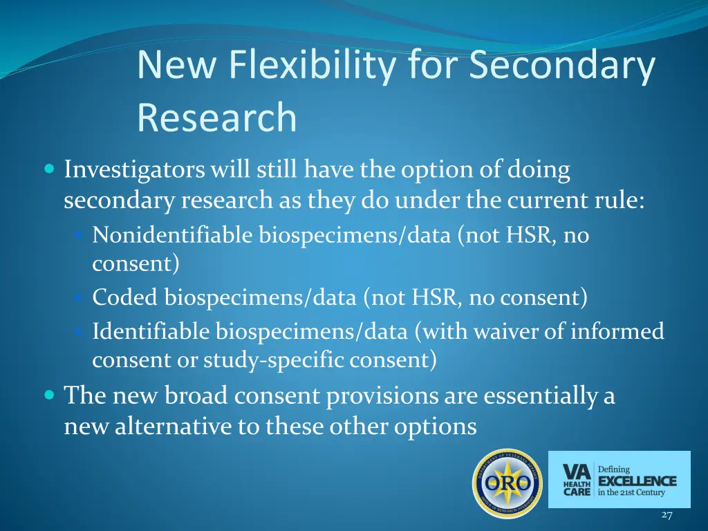 new flexibility for secondary research