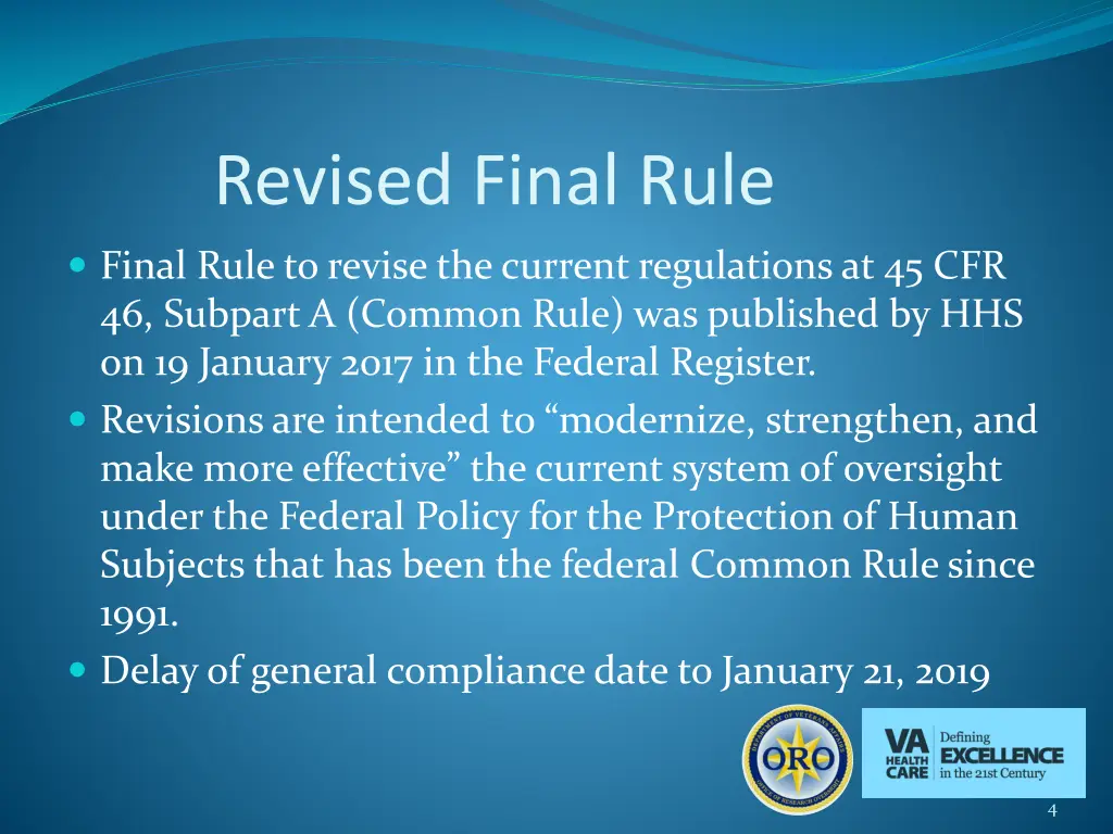 revised final rule