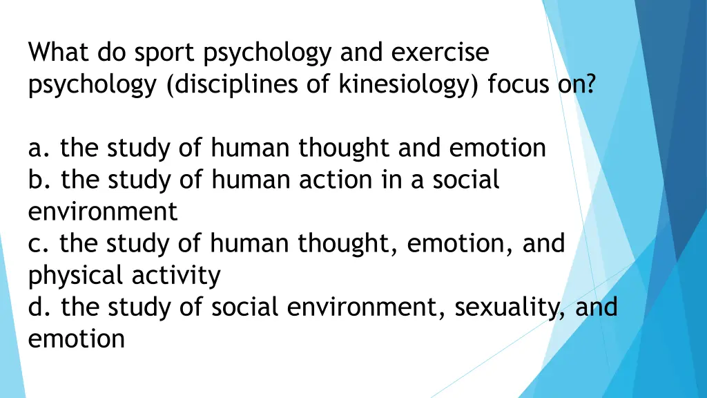 what do sport psychology and exercise psychology