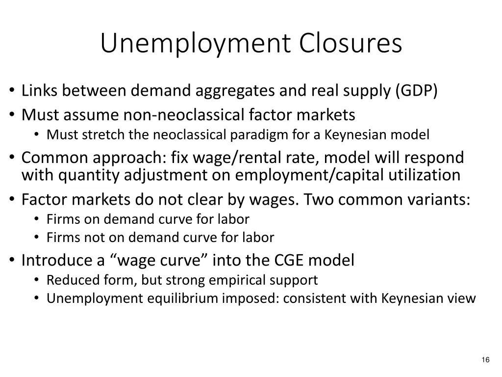 unemployment closures