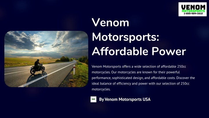 venom motorsports affordable power