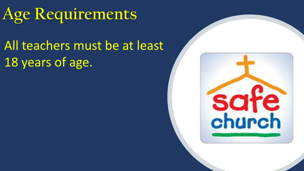 age requirements