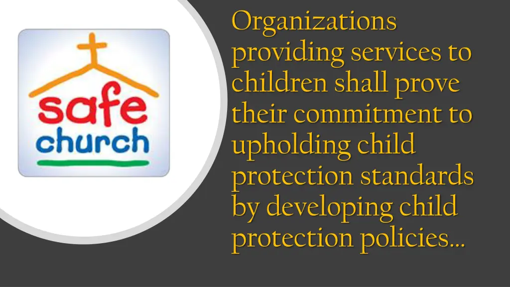 organizations providing services to children