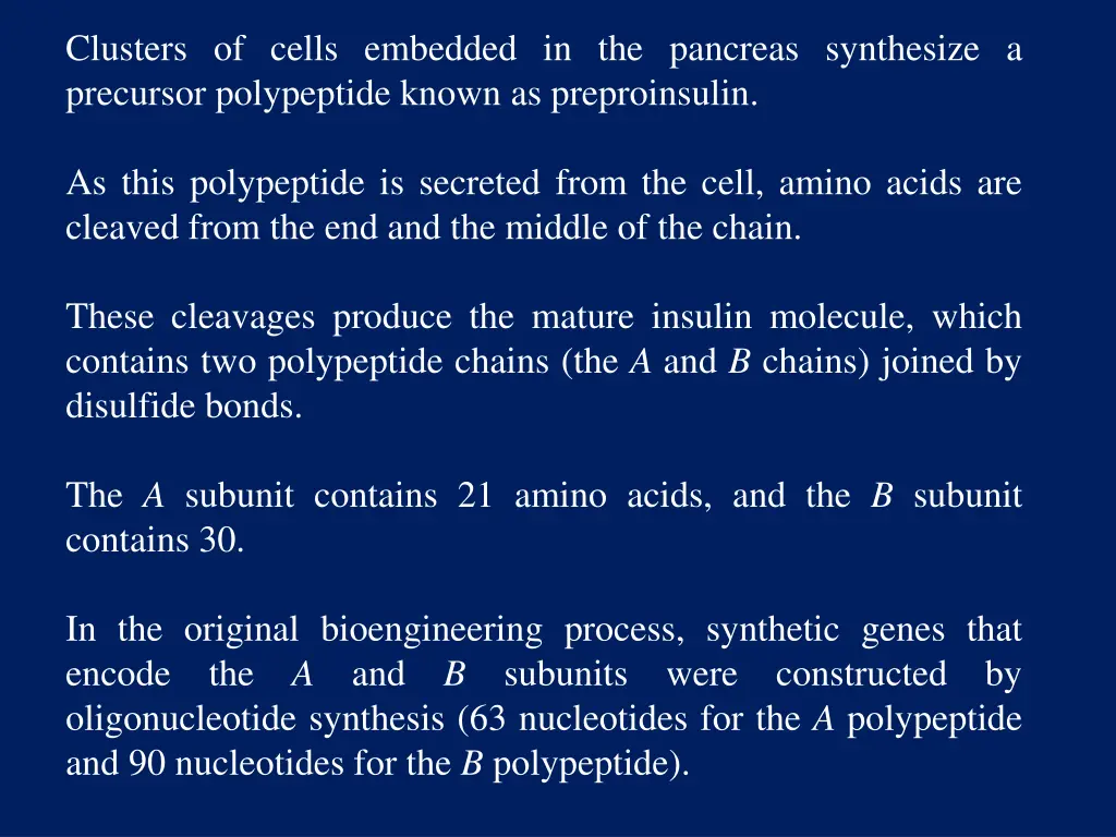 clusters of cells embedded in the pancreas