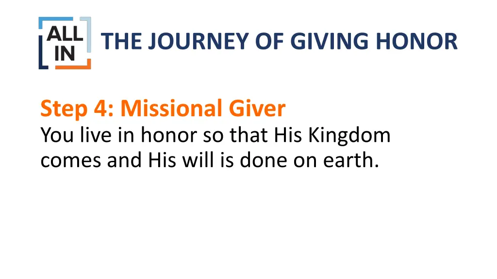 the journey of giving honor 3