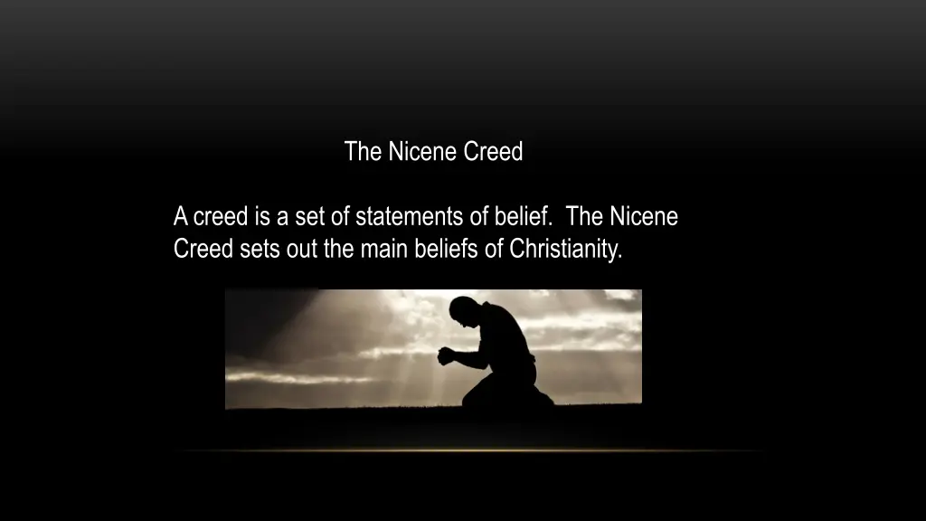 the nicene creed