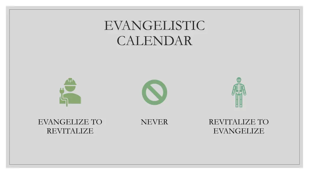 evangelistic calendar