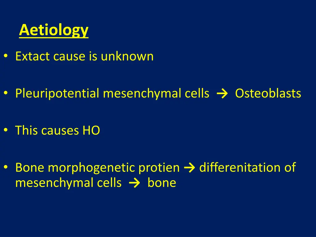 aetiology