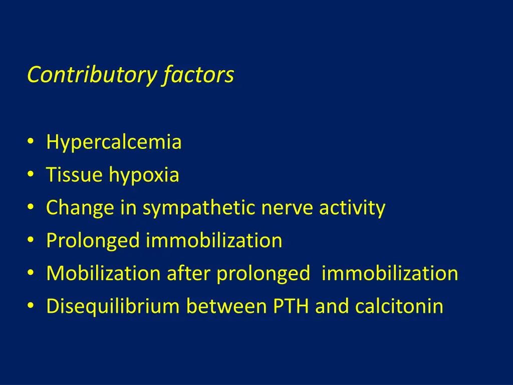 contributory factors