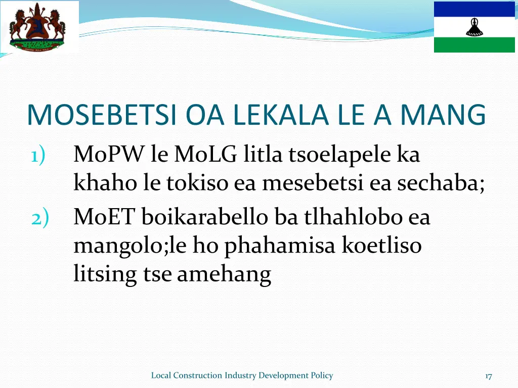 image result for government of lesotho logo 16