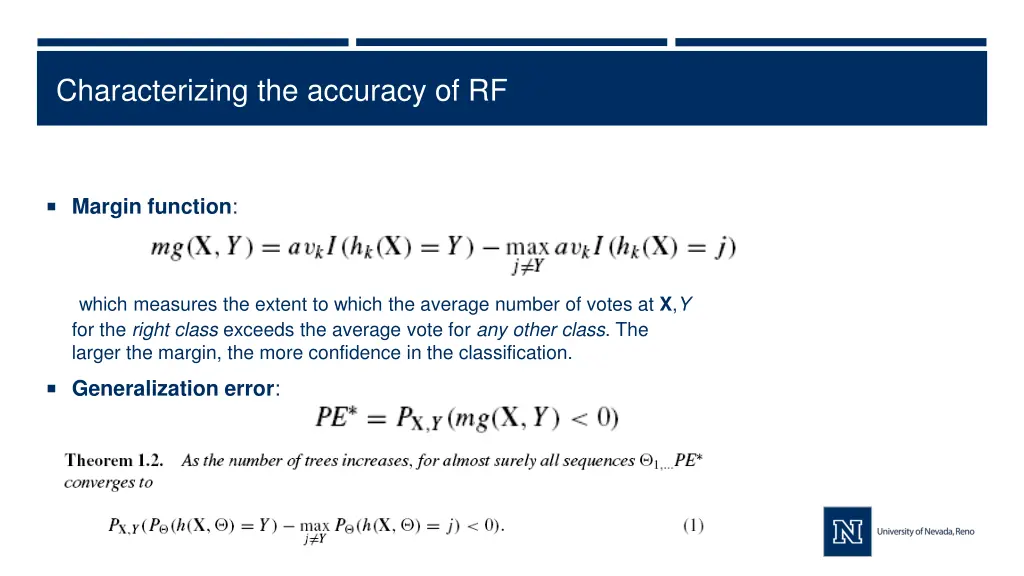 characterizing the accuracy of rf